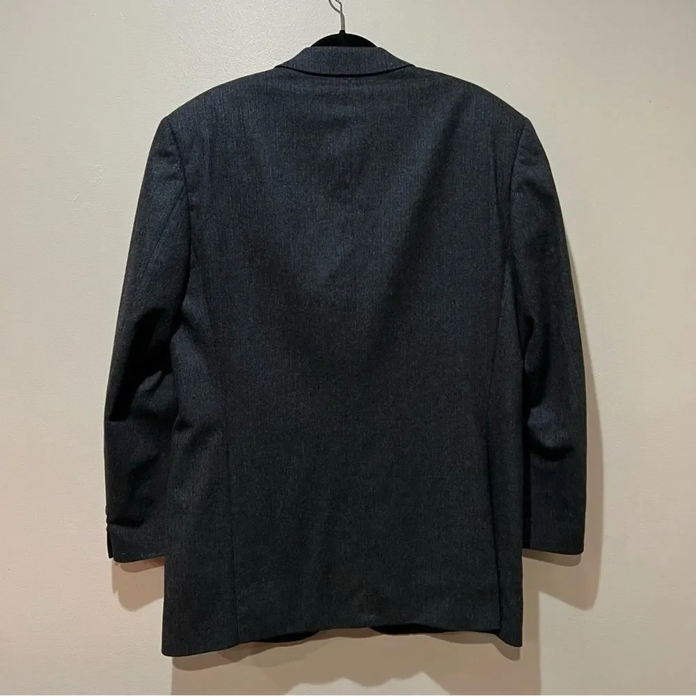 HUGO BOSS Cashmere Wool 3 Button Blazer Size 44T